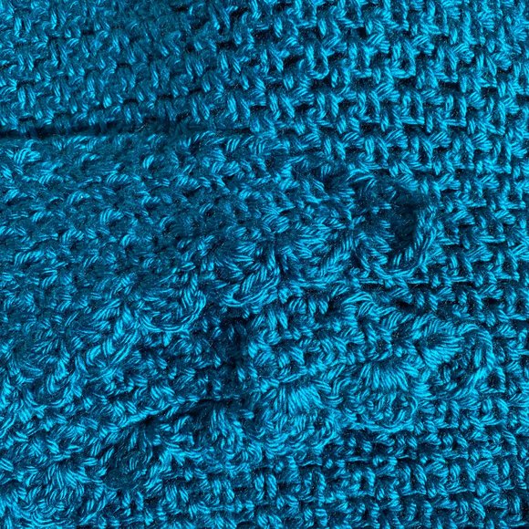 SOLD Handmade crocheted shawl shrug sweater. #8 - Picture 3 of 5